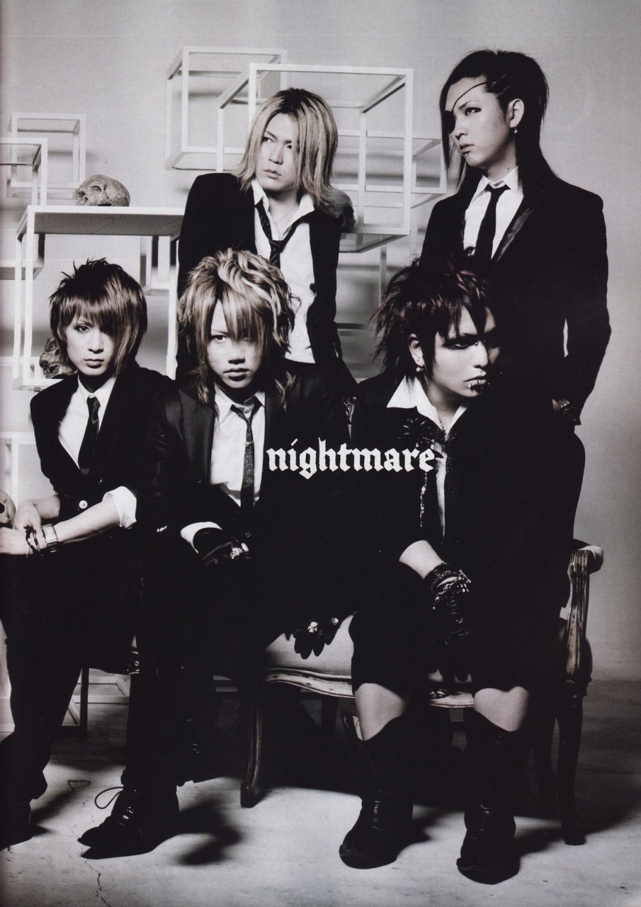 Группа кошмар. Nightmare Band Japan. Найтмер группа. Nightmare j Rock. Nightmare Visual Kei.