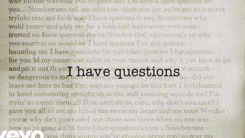 Camila Cabello - I Have Questions (Lyric Video)