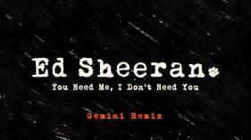 Ed Sheeran - You Need Me, I Don't Need You (Gemini Remix)